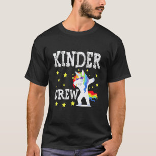 Camiseta Equipe de Kinder Diversão Equipe de Jardim de Infâ