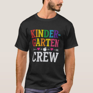 Camiseta Equipe de Kinder Jardim de Infância Divertido Prof
