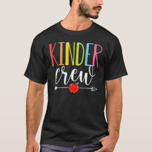 Camiseta Equipe de Kinder Professor de Jardim de Infância