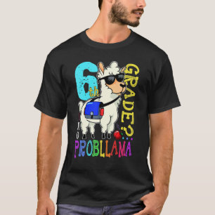 Camiseta Equipe de Lhama Fofa 6º Ano Volta às Aulas Sem Pro