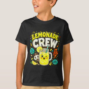 Camiseta Equipe de limonada engraçada crianças fofas barrac