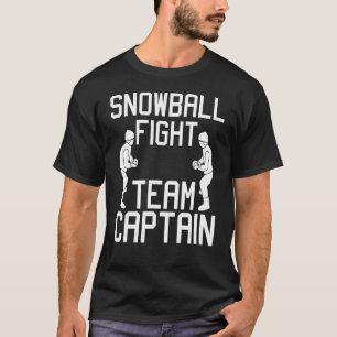 Camiseta Equipe de Luta de Neve Capitão Estação de inverno