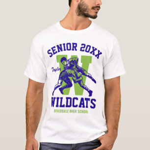 Camiseta Equipe de Luta Livre Sênior Esportes Escolares Per