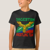 Equipe de Lutas do Daguestão. Cáucaso Fighter Tee