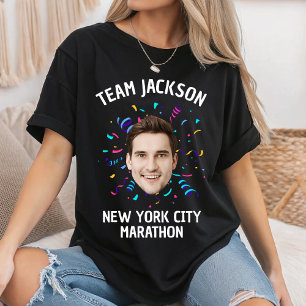 Camiseta Equipe de Maratona de Corredores da Família Person