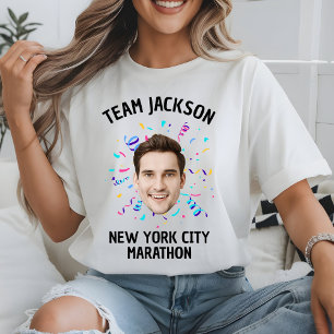 Camiseta Equipe de Maratona de Corredores da Família Person