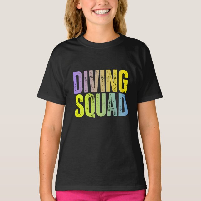 Camiseta equipe de mergulho (Frente)