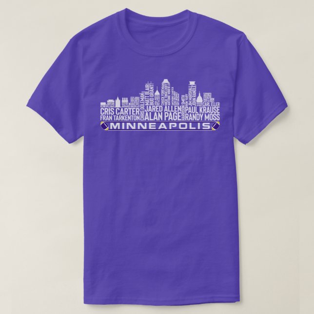 Camiseta Equipe de Minnesota sempre lenda minneapolis (Frente do Design)