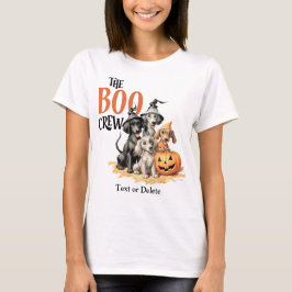 Camiseta Equipe de mulheres assustadoras de cães Boo assust