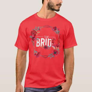 Camiseta Equipe de Mulheres Noiva JGA flores casamento desp