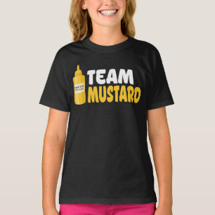 Camiseta Equipe de Mustard Halloween Costume Mostard Foodie