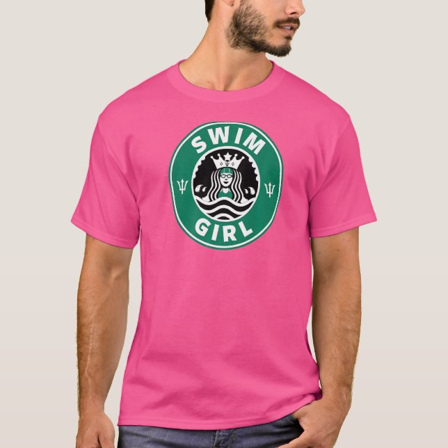 Camiseta Equipe de Nadação da natação Parody (Frente)