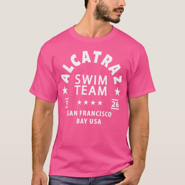 Camiseta Equipe de Natação da Prisão de Alcatraz (Frente)