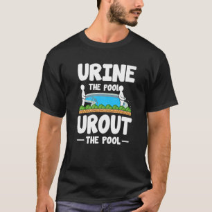 Camiseta Equipe de Natação de Peeing piscina Lif
