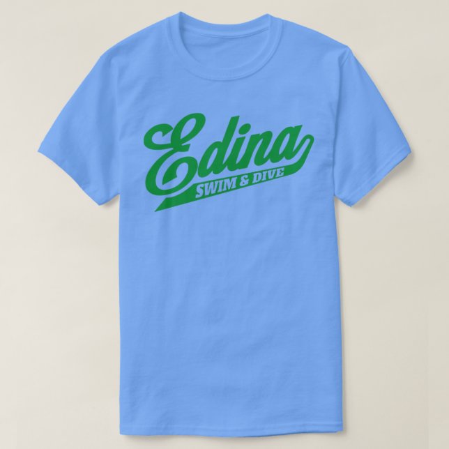Camiseta Equipe de Natação Edina12 (Frente do Design)