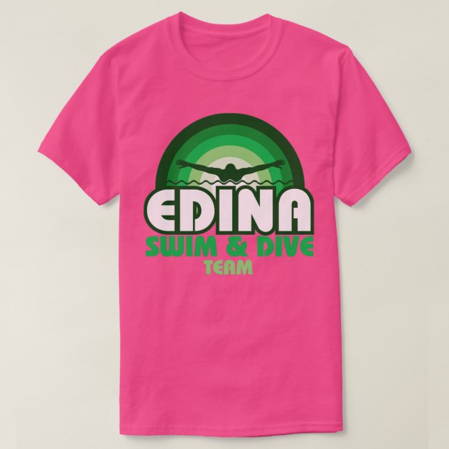 Camiseta Equipe de Natação Edina15 (Frente do Design)