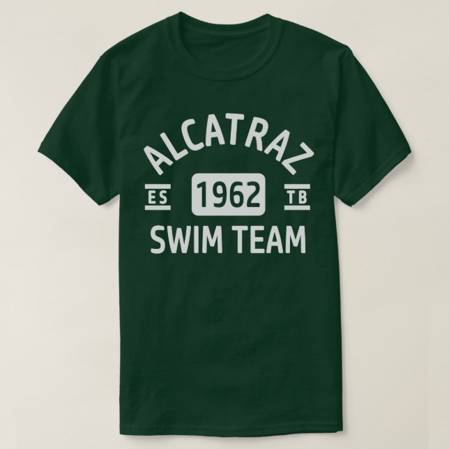 Camiseta Equipe de Natações Alcatraz 2 (Frente do Design)
