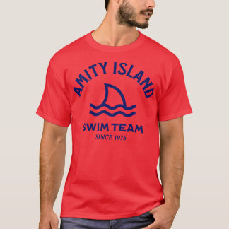Camiseta Equipe de Natações da Ilha Amity Desde 1975