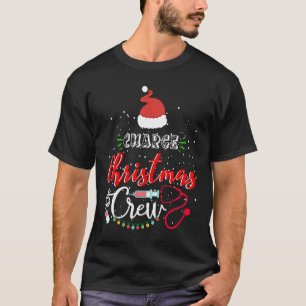 Camiseta Equipe de Natal da Enfermeira Chefe Natal Fofo