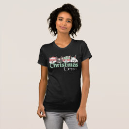 Camiseta Equipe de Natal de Cachorro Fofo