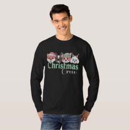 Camiseta Equipe de Natal de Cachorro Fofo