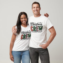 Camiseta Equipe de Natal Família Correspondência Grupo de F