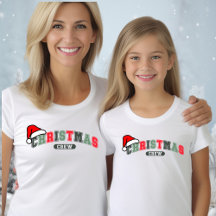 Equipe de Natal Família Feminina Combinando