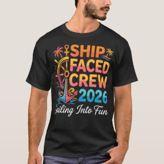Camiseta Equipe de Navio Frente Correspondente Família Cruz