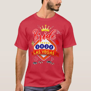 Camiseta Equipe de Noiva de Vegas 2022, Casada em Vegas Sol