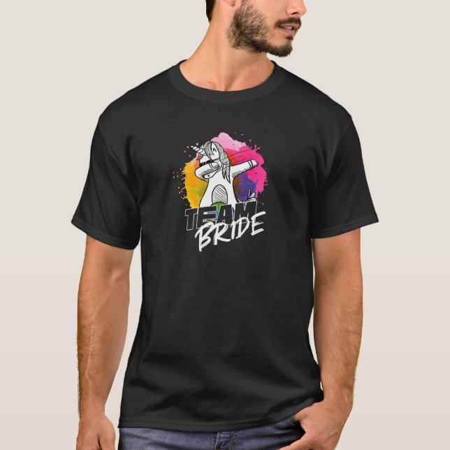 Camiseta Equipe de Noivas Feminina  Noite de Hen de Despedi (Frente)