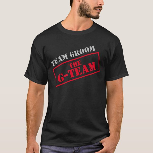 Camiseta Equipe de Noivo da G-Team (Frente)