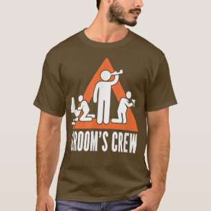 Camiseta Equipe de Noivos do Sexo Masculino Noivo Festa de