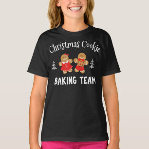 Camiseta Equipe de panificação de biscoitos de Natal p