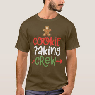 Camiseta Equipe de Pão de Gengera Natal Cookie Baking Crew