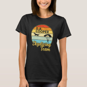 Camiseta Equipe de paraquedismo engraçada Db Cooper 1971 Sk