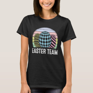 Camiseta Equipe de Páscoa da Felícia Sunset Bunnies Ovo Sch