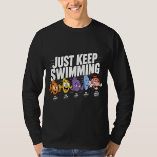 Camiseta Equipe de Peixes que Continuam Nadando