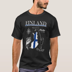 Camiseta Equipe de Pesca da Finlândia Tour de Pesca Suomi B