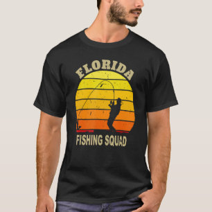 Camiseta Equipe de Pesca da Flórida para Pesca Marítima e T