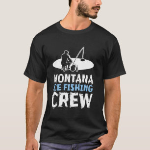 Camiseta Equipe de pesca no gelo de Montana