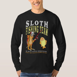 Camiseta Equipe de pesca preguiçosa de lata de esfregão Ki