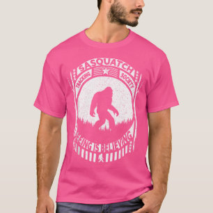 Camiseta Equipe de pesquisa Cryptozoology Hiperando Sasquat