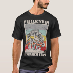 Camiseta Equipe de pesquisa de Psilocybin na Vintage Mushro