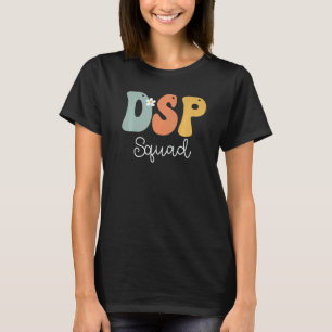 Camiseta Equipe de Pessoal de Suporte Direto DSP Groovy Vin