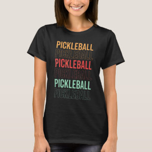 Camiseta Equipe de Pickleball Correspondente Retrô Antigo P