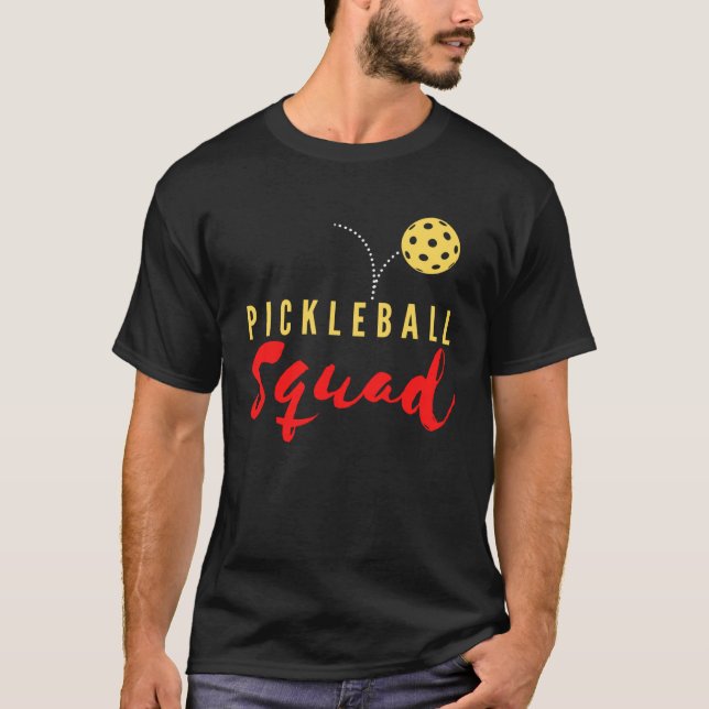 Camiseta Equipe de pilhetas de pilhetas de picleball Pl (Frente)
