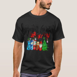 Camiseta Equipe de Pílulas de Natal da Tripulação de Farmác