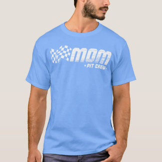 Camiseta Equipe de Pit Materno Corrida de Carro Aniversário