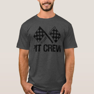 Camiseta Equipe de Pit para Festas de Corrida 2