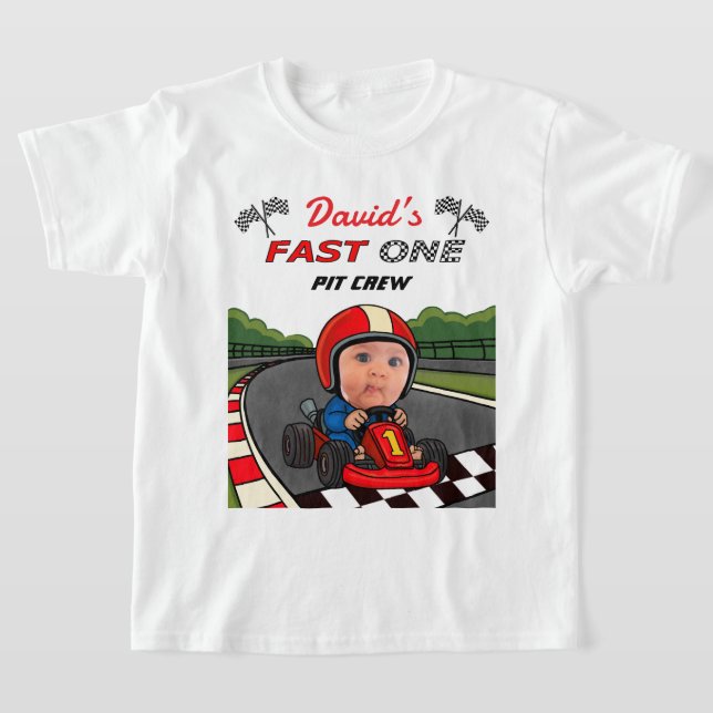 Camiseta Equipe de Pit Stop Rápido Personalizada para Crian (Postura )